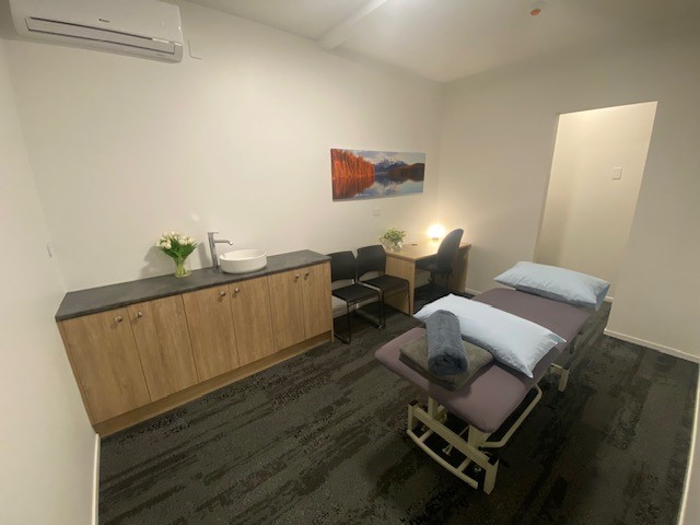 Treatment room at the Premier Wellness Orewa clinic