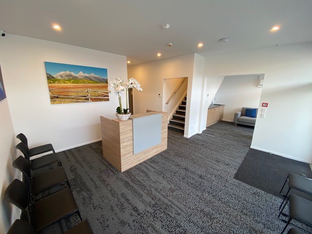 Reception area at Premier Wellness Orewa
