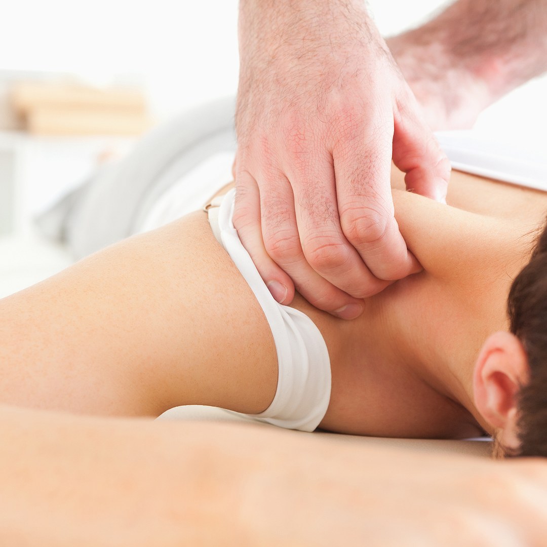 Massage North Shore 1 Massage North Shore — massage therapist working on a client’s neck and shoulders